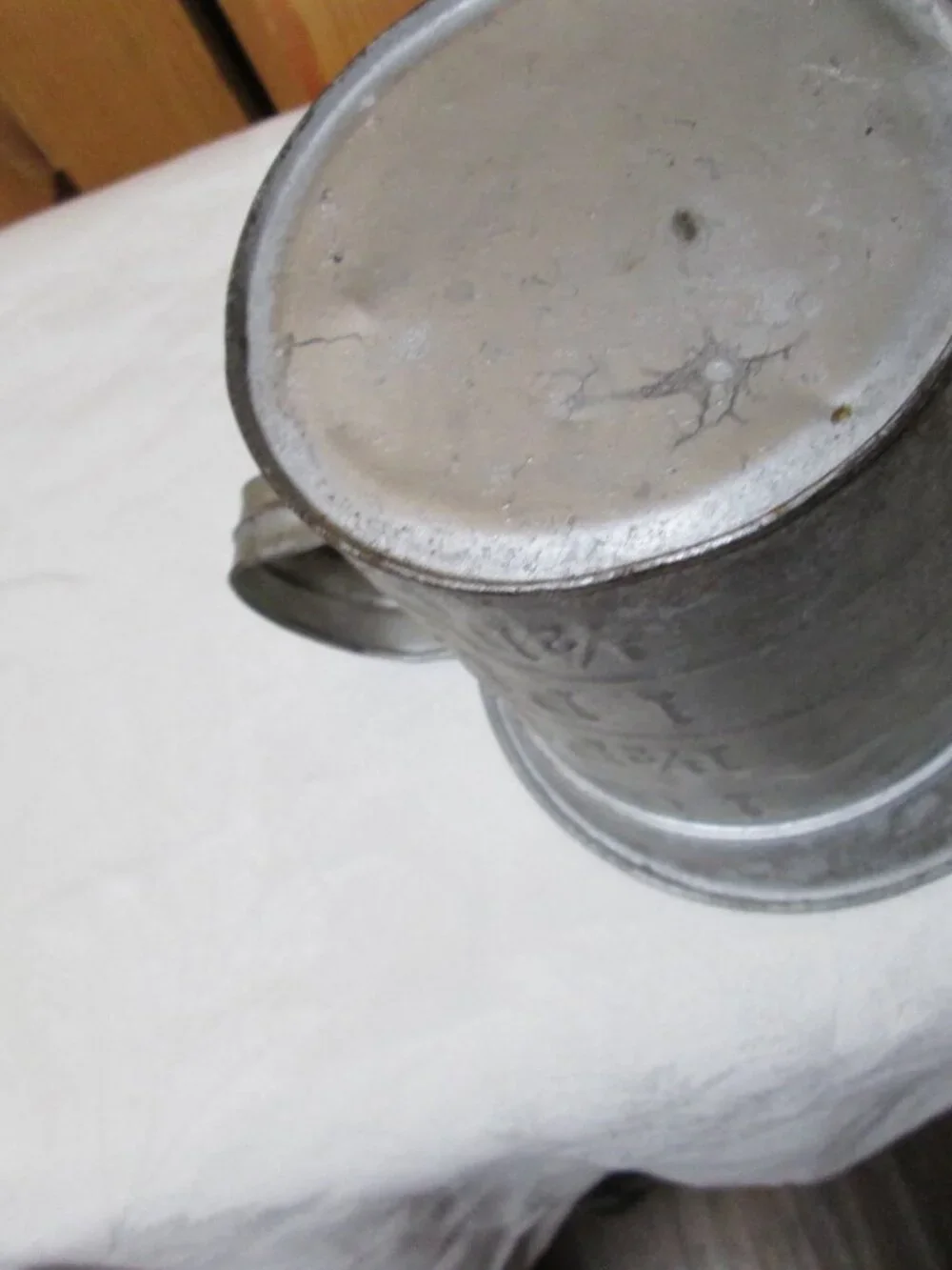 farm decor aluminum rare 1 qt wide rim measuring cup